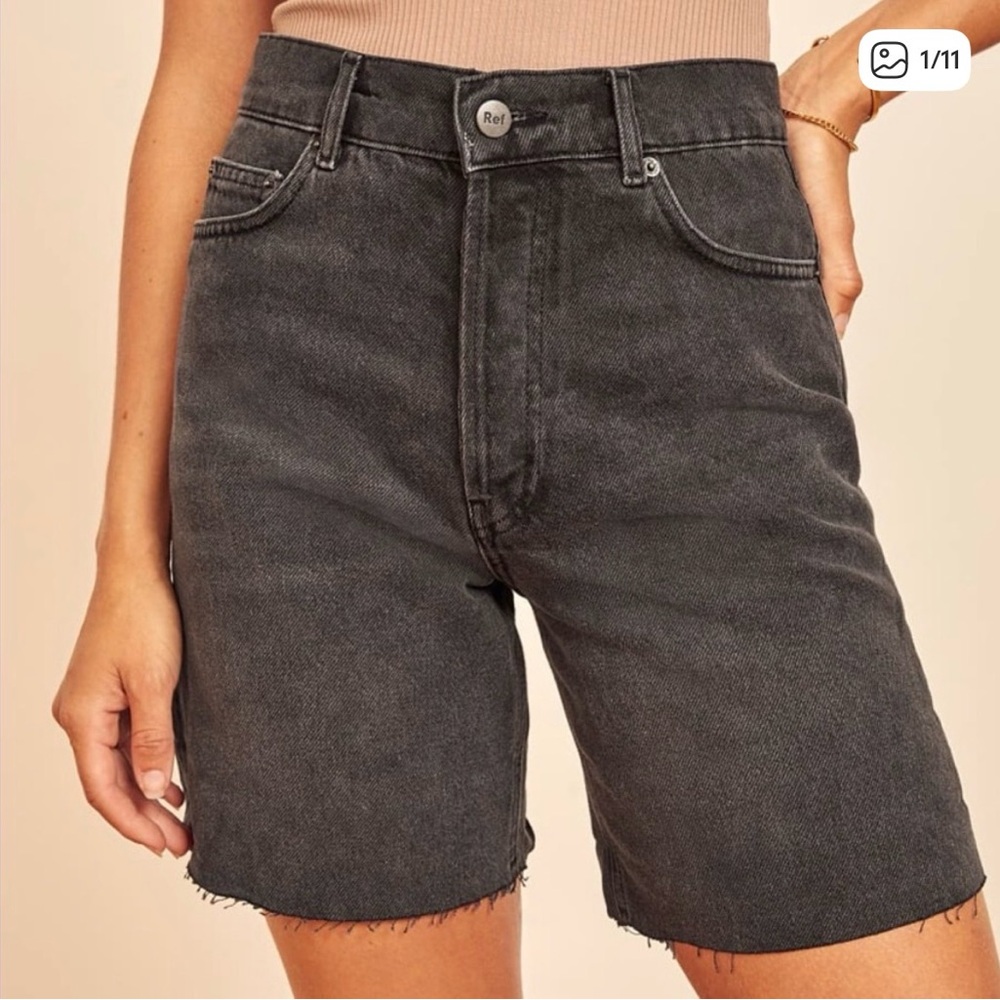Reformation Max Relaxed Denim Shorts
